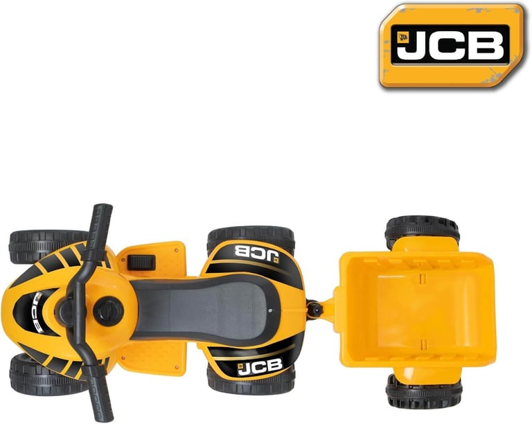 JCB BATTERY OPERATED MINI QUAD RIDE-ON WITH TRAILER ***REDUCED***