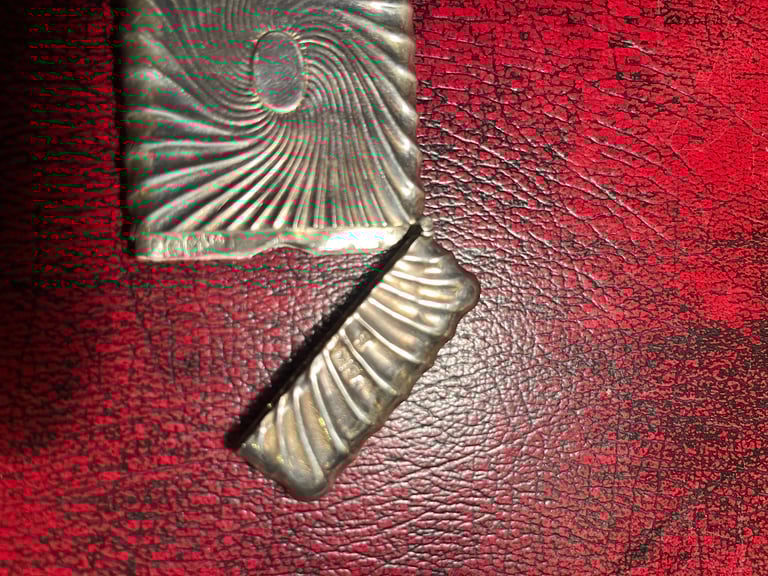 Rare Solid silver 1700s card case