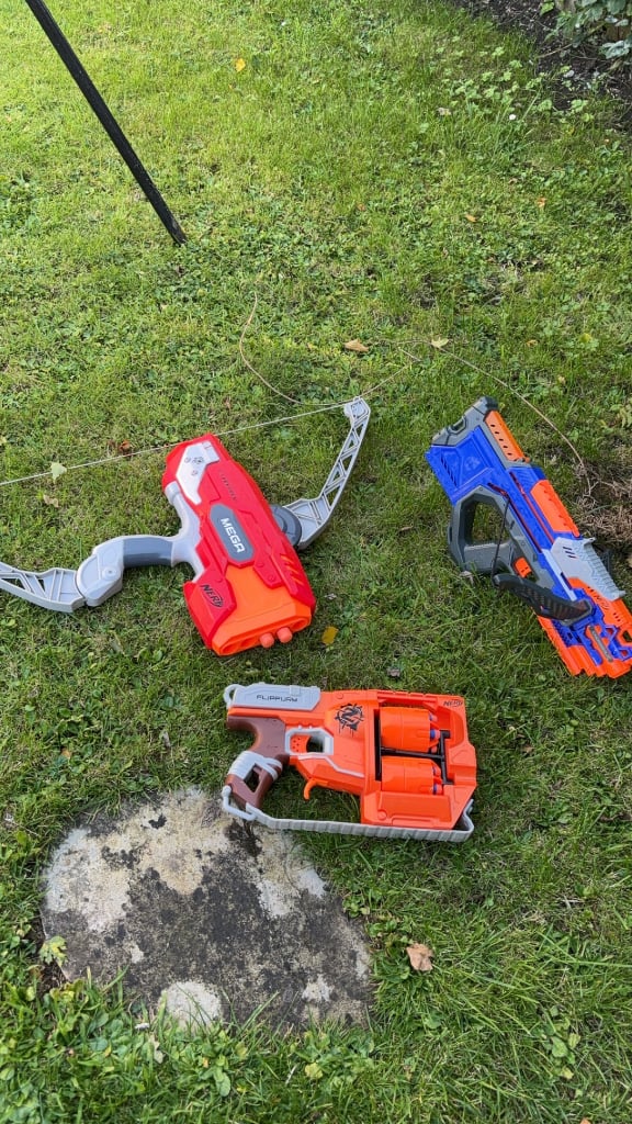 image for 3 nerf guns 