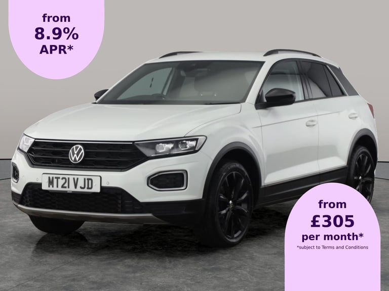 image for 2021 Volkswagen T-Roc 1.5 TSI EVO Black Edition SUV 5dr Petrol DSG Euro 6 (s/s) (150 ps) - ADAPT ...