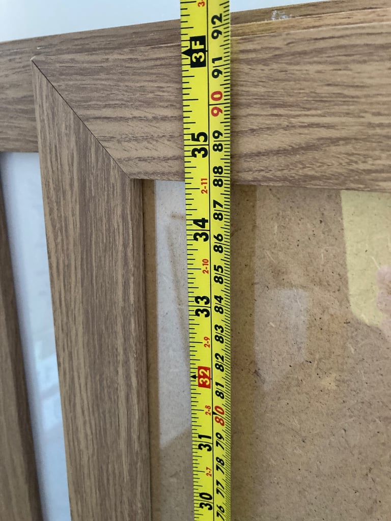 4 large wooden picture frames 