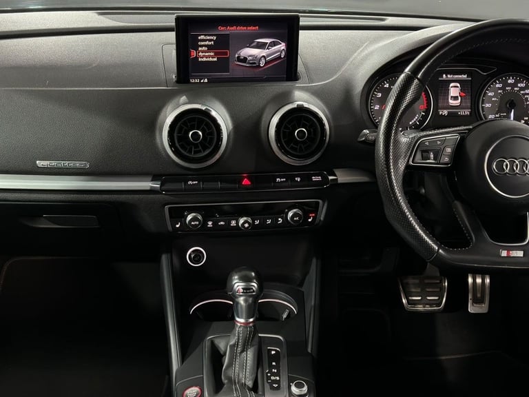 2017 17 AUDI S3 2.0 TFSI BLACK EDITION SALOON 4DR PETROL S TRONIC QUATTRO EURO 6