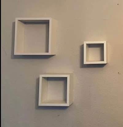 Set of 3 x ikea wall selves for sale - £3(Wallisdown)