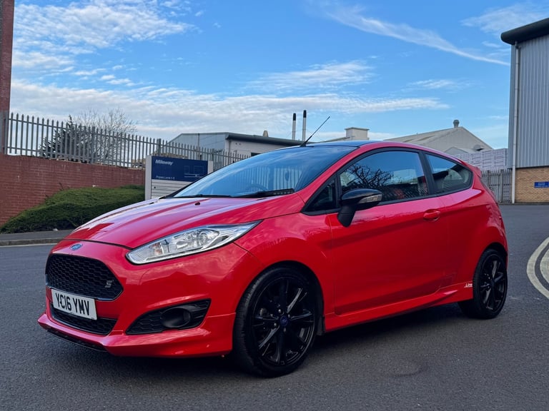 2016 Ford Fiesta 1.0 EcoBoost 140 Zetec S Red 3dr HATCHBACK Petrol Manual