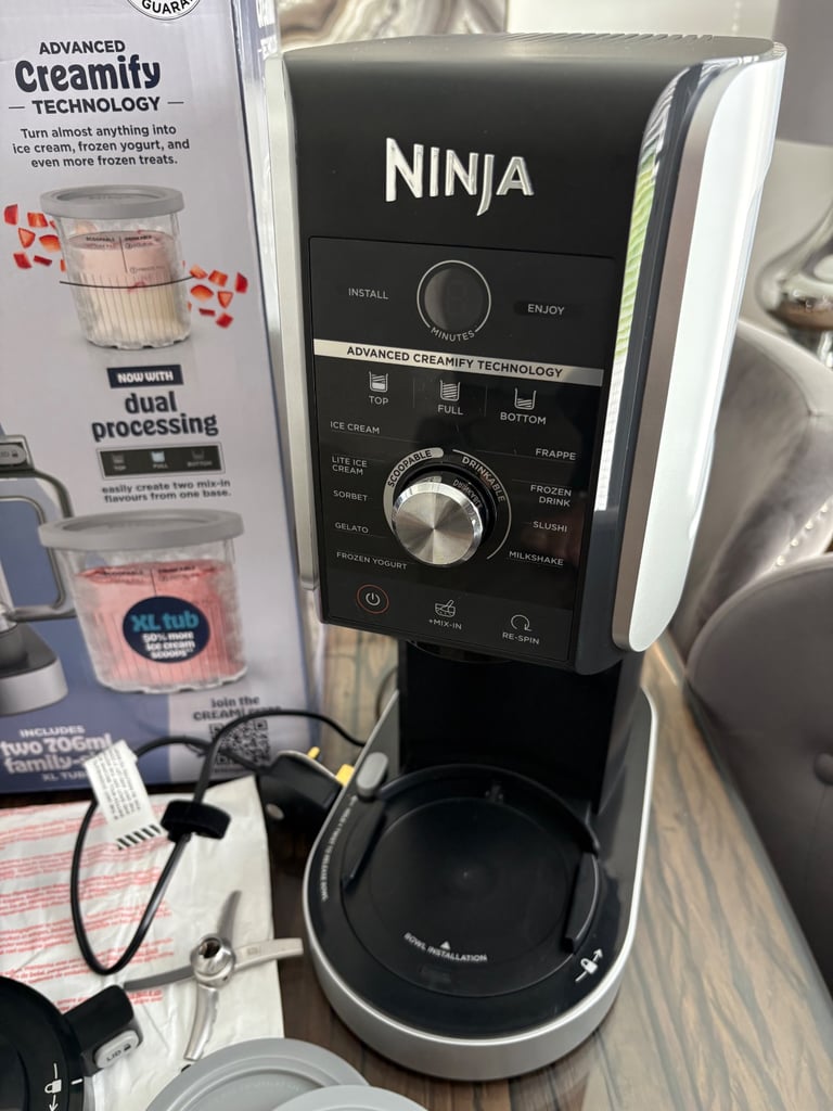 Ninja Creami DELUXE XL - Only 2 Months Old! NC501UK 10 In 1 Boxed. Immaculate