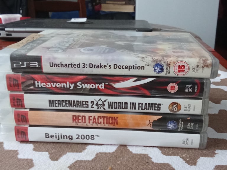 ps3 games stack 3- uncharted 3