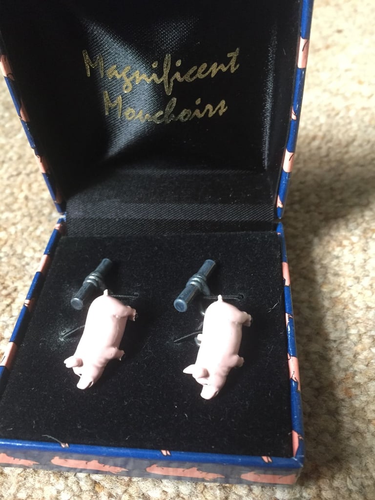 Four brand new novelty cufflink sets EACH SET is