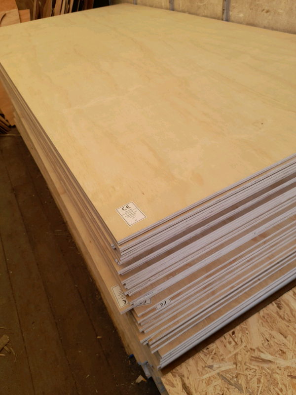 Hardwood plywood sheets 12mm 8x4 (2400x1200) in Oldham, Manchester