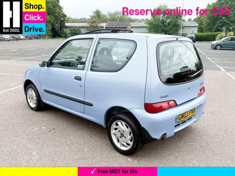 2003 Fiat Seicento 1.1 Sporting 3dr HATCHBACK Petrol Manual