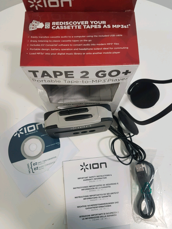 Ion Tape2Go portable Tape to MP3 converter 