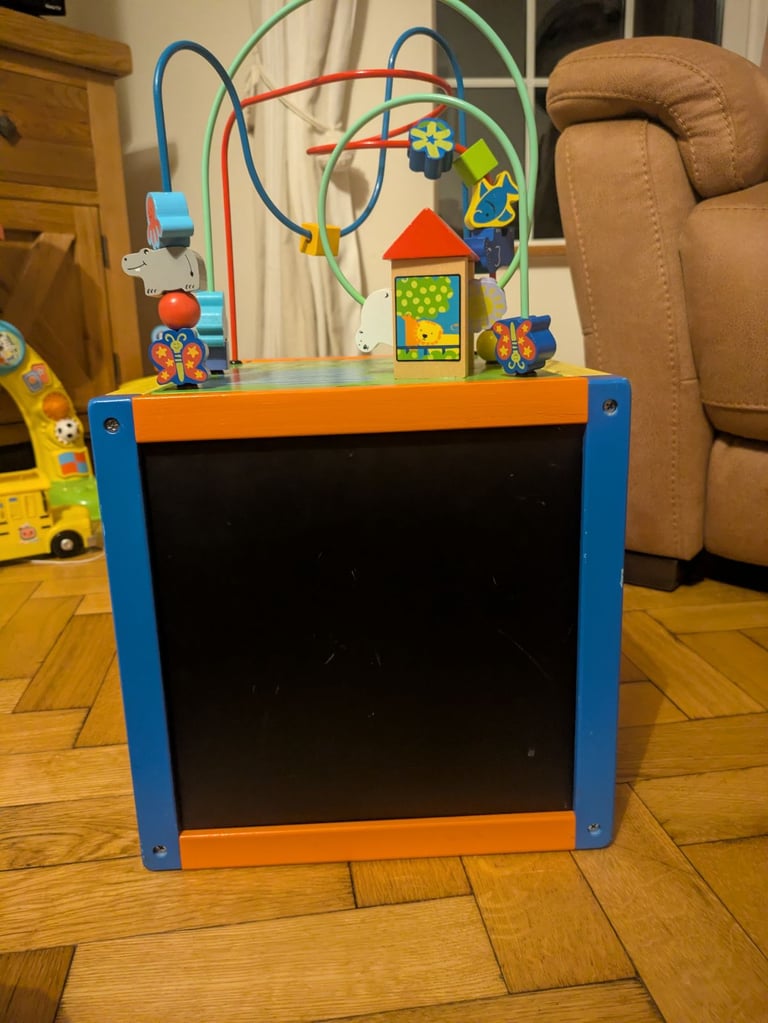 Wooden Activity Cube