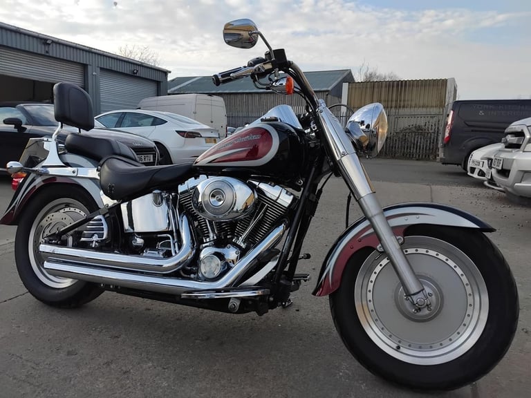 2006 06 HARLEY-DAVIDSON FAT BOY FLSTFI FATBOY FUEL INJECTED LOW MILES NEW MOT 