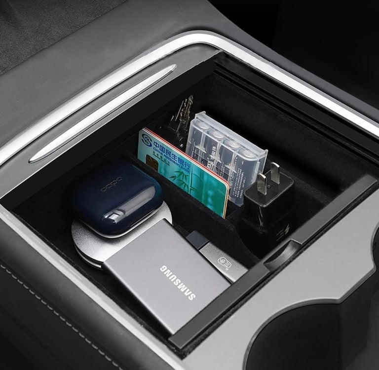 Tesla model 3/y central console organiser tray 