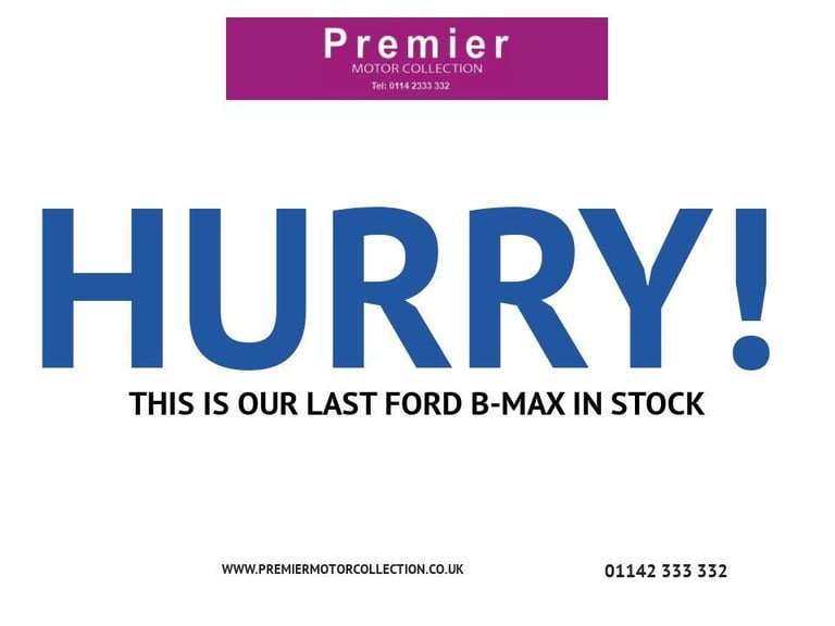2016 Ford B-MAX 1.0T EcoBoost Zetec MPV 5dr Petrol Manual Euro 5 (s/s) (125 ps) MPV Petrol Manual