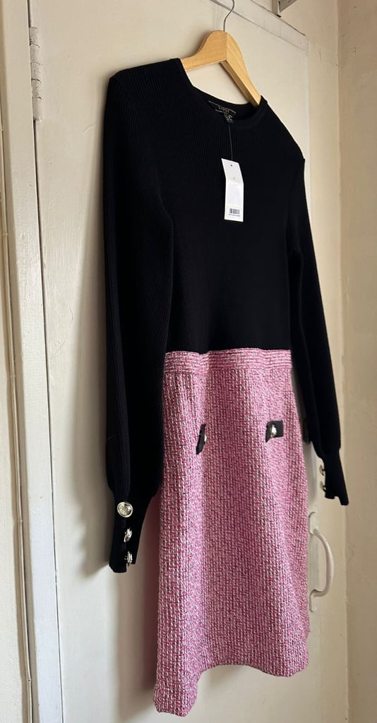 New Lipsy Women's 2 in 1 knitted dress with tag - size 10