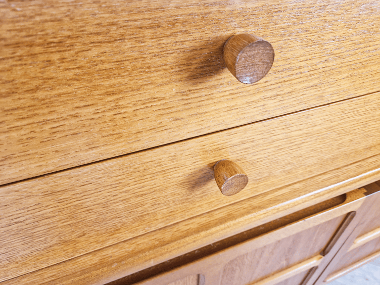 Nathan Mid Century Medium Teak Danish Design Compact Retro Sideboard Cabinet BL716