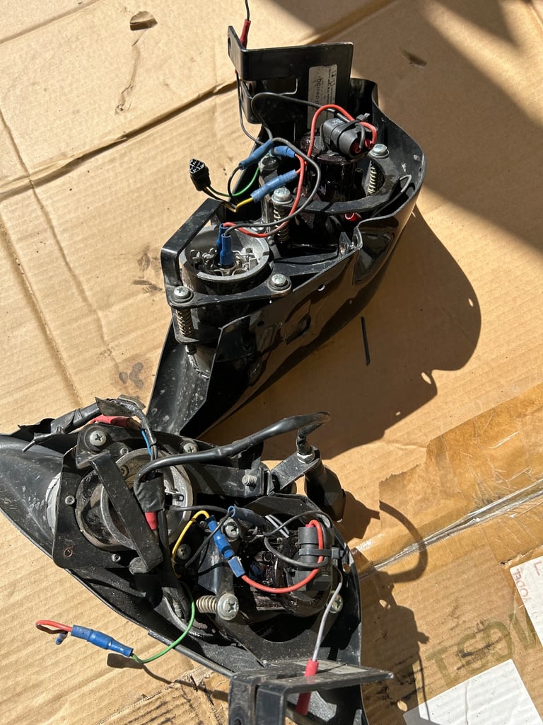YAMAHA RAPTOR 700 660 R1 GENUINE HEADLIGHTS PAIR CONVERSION UPGRADE