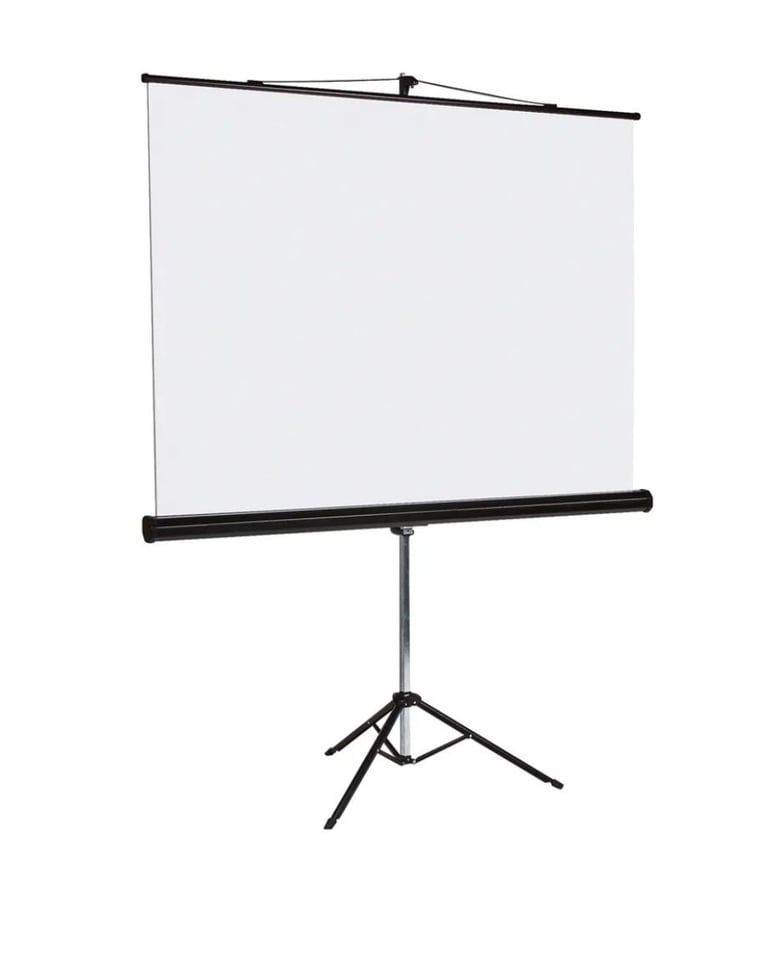 image for bi office tripod projector screen 1250x1250mm 