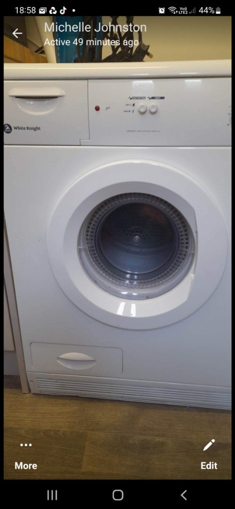 White knight tumble dryer condenser | in South Shields, Tyne and Wear |  Gumtree
