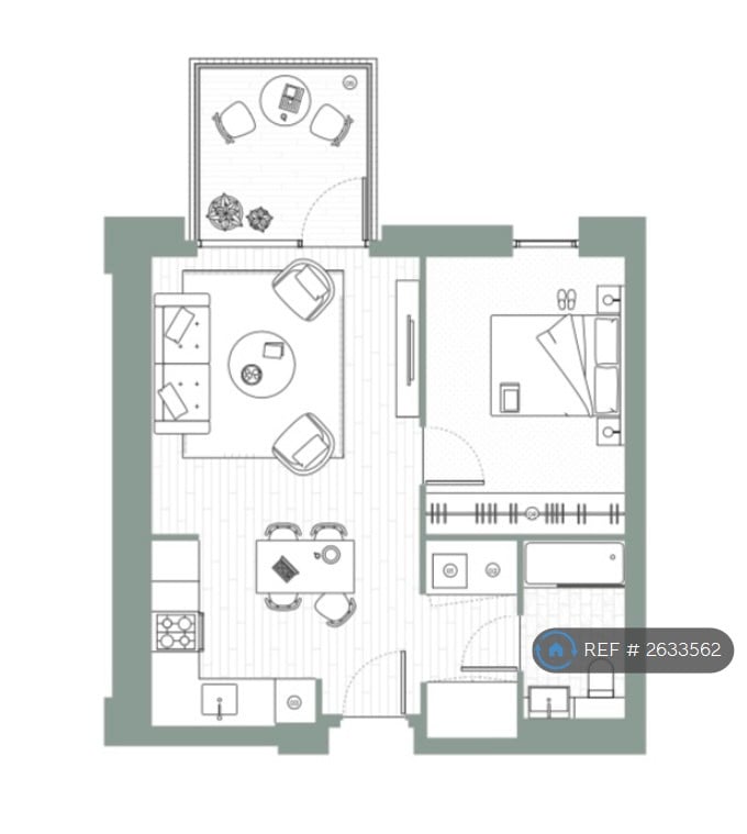 1 bedroom flat in Hollandbury House, London, TW8 (1 bed) (#2633562)