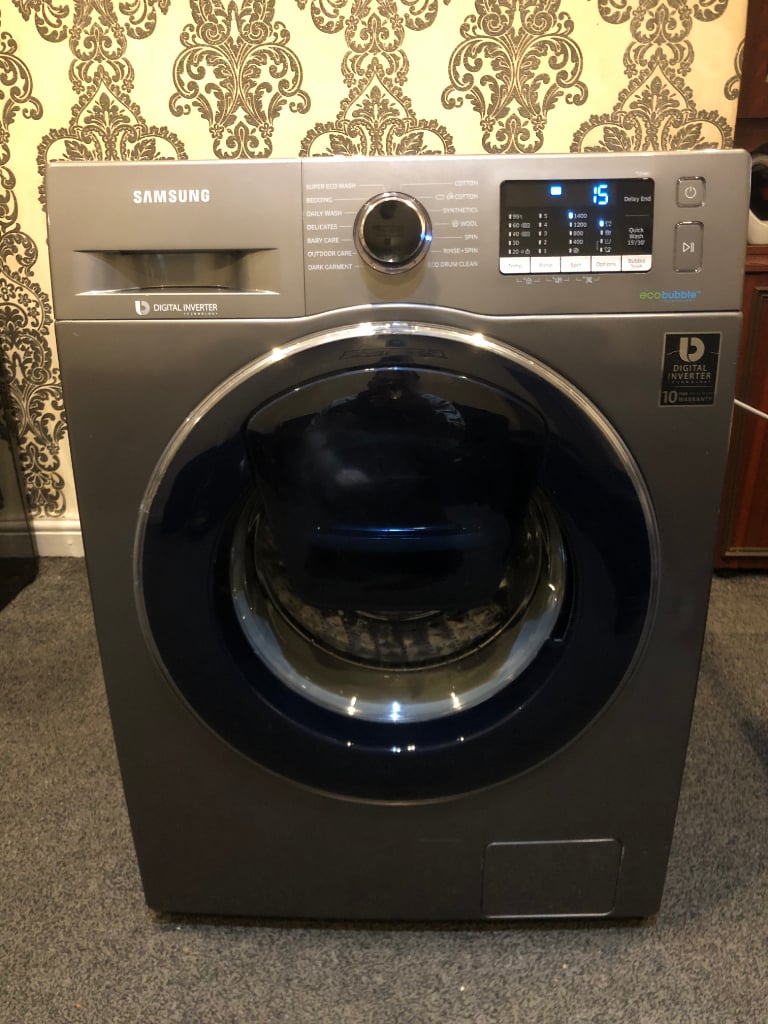 Samsung eco bubble 8kg 1400 spin digital inverter technology Add wash Washing machine 