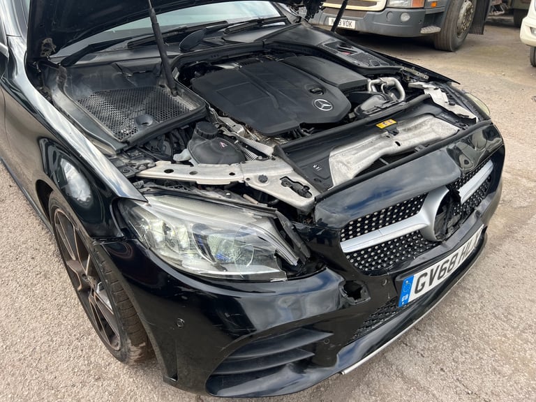 2019 MERCEDES BENZ C CLASS C220 AMG LINE PREMIUM COUPE 2.0 DAMAGED SALVAGE