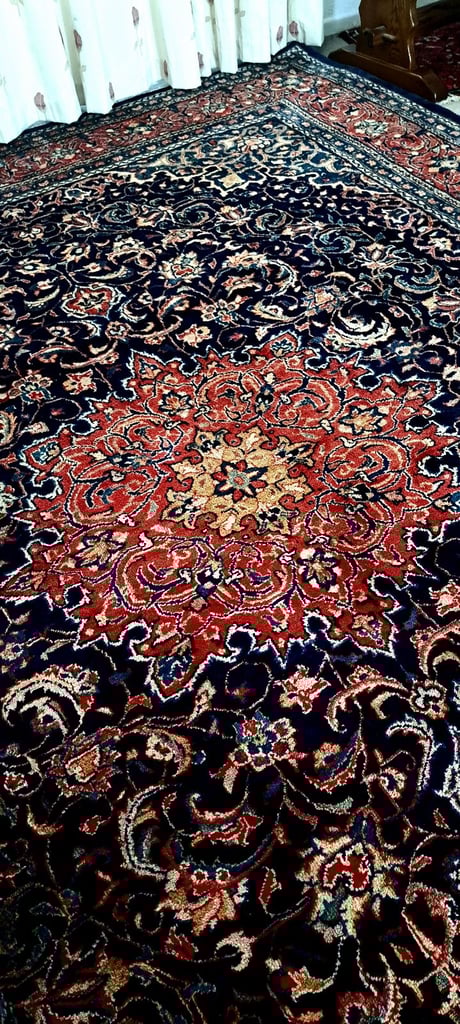Large Persian hand made wool rug 