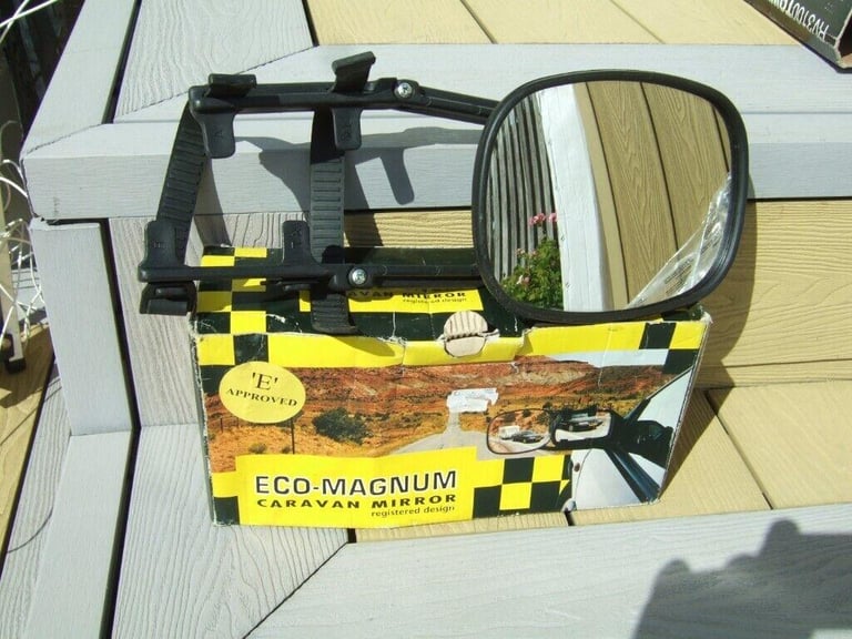 Caravan towing mirror