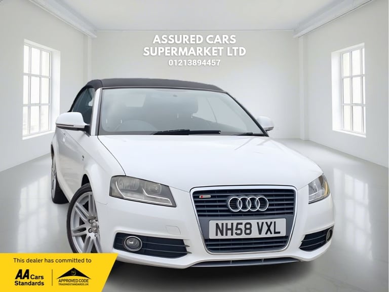image for 2008 Audi A3 1.8 T FSI S Line 2dr CONVERTIBLE PETROL Manual
