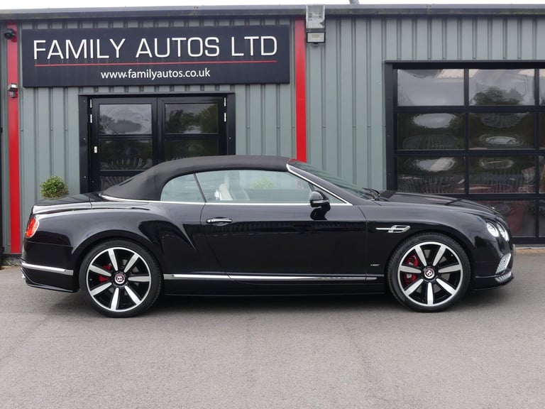 2017 Bentley Continental 4.0 V8 GTC S Auto 4WD Euro 6 2dr CONVERTIBLE Petrol Automatic