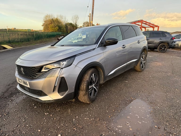 2021 71 PEUGEOT 5008 1.2 GT PURETECH 7 SEATER AUTOMATIC PETROL GREY EURO 6
