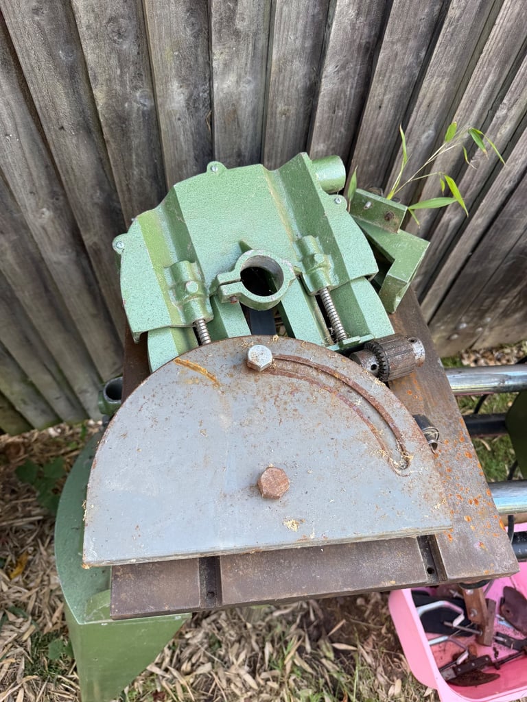 Multico workshop wood lathe with table saw and pillar drill built in 