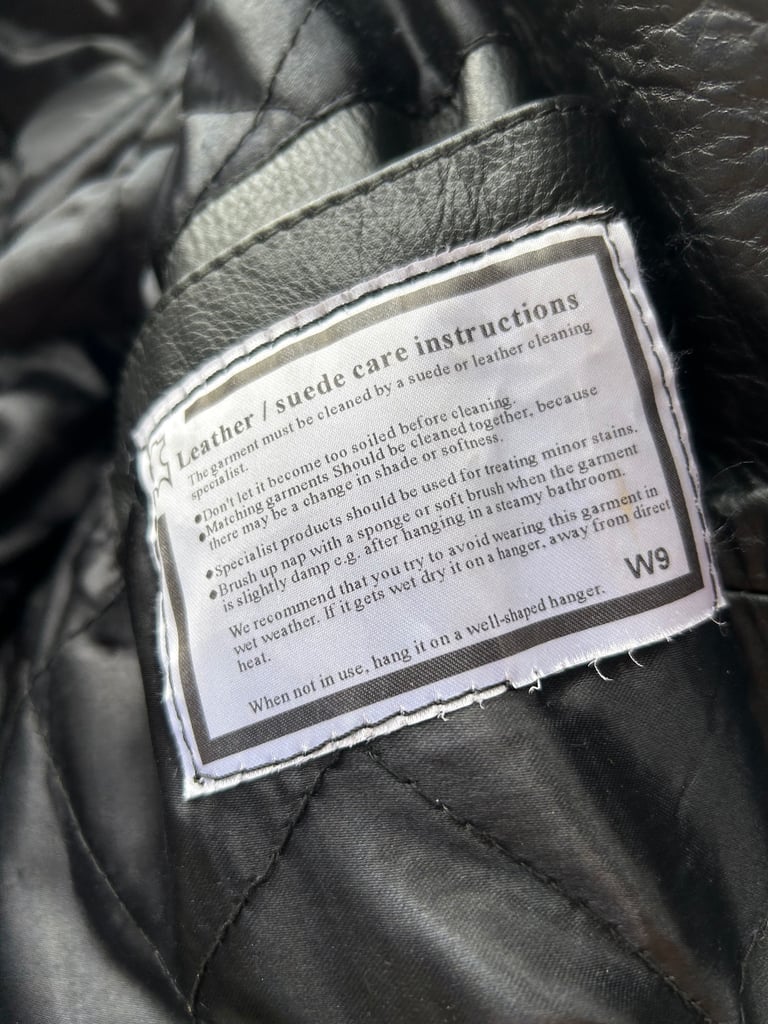 Leather jacket size 42 