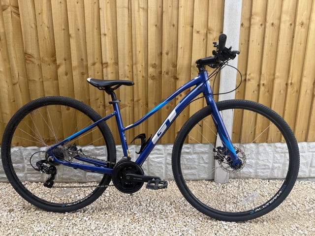 Womens 2023 GT Transeo Sport Step Through Hybrid Bike, Ready To