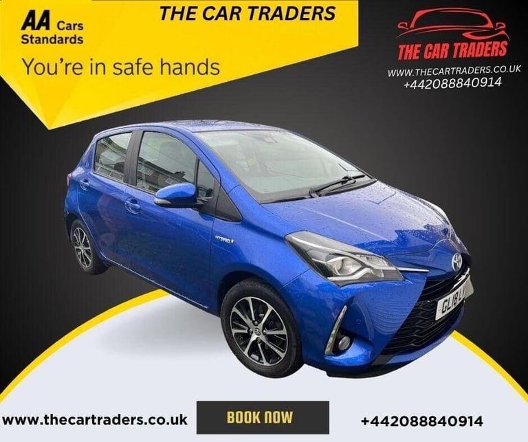 2018 Toyota Yaris 1.5 VVT-h Icon Tech Hatchback 5dr Petrol Hybrid E-CVT Euro 6 (s/s) (100 ps) Hat...