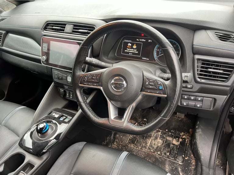 2020 NISSAN LEAF TEKNA ELECTRIC AUTO DAMAGED SALVAGE