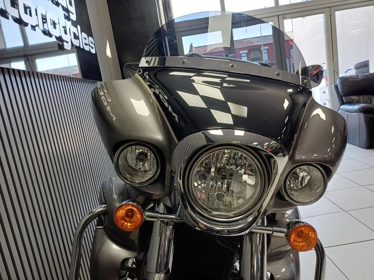 2014-64 Kawasaki VN1700 Voyager custom cruiser tourer adventureb in grey, Ful...