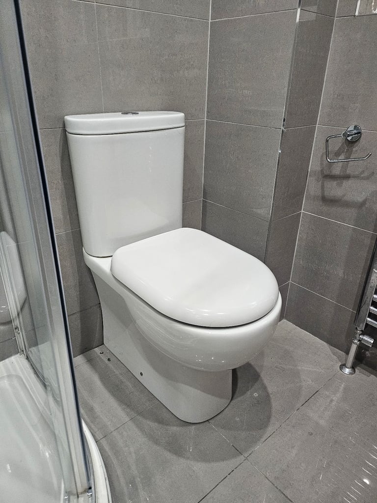 Floor mounted toilet