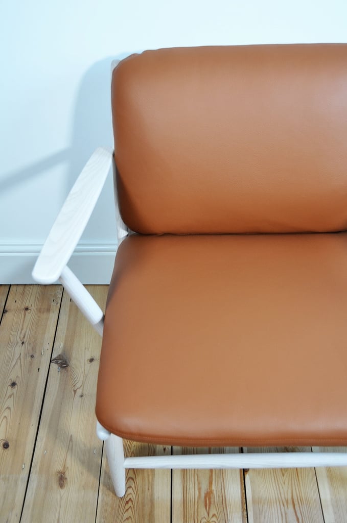 NEW Ercol Von Ash and Leather Armchair - Brand New - FREE LONDON DELIVERY