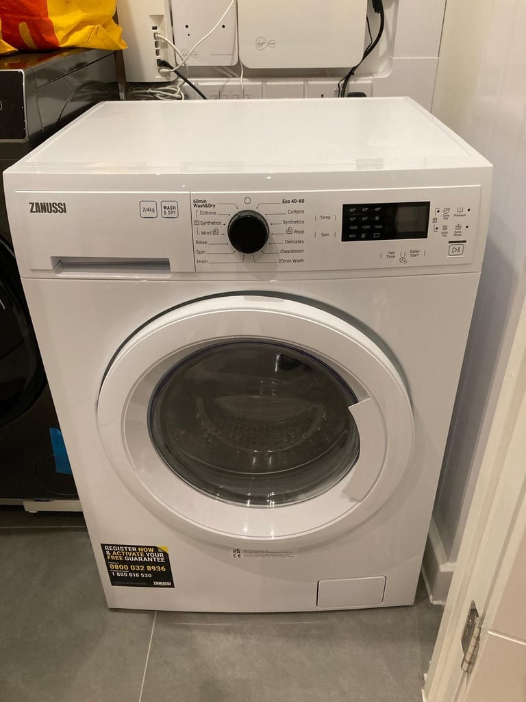 image for NEW Zanussi Freestanding Washer Dryer ZWD76NB4PW 7/kg/4kg 1600rpm White IG110ZD
