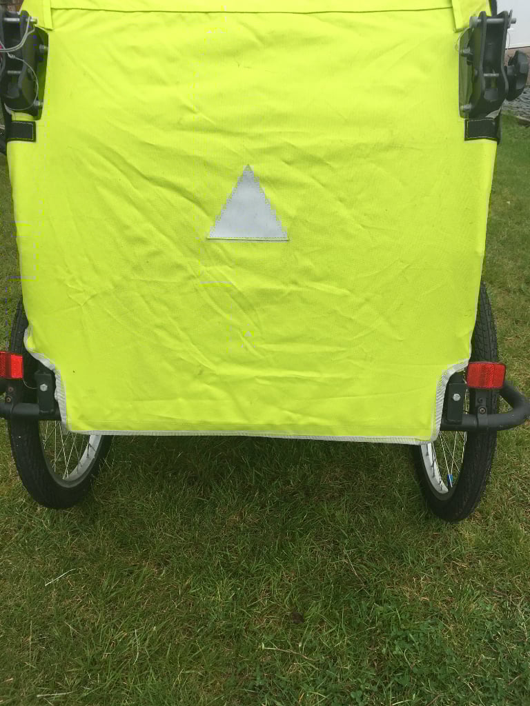 Used 2 seater bicycle trailer and pushchair conversion kit