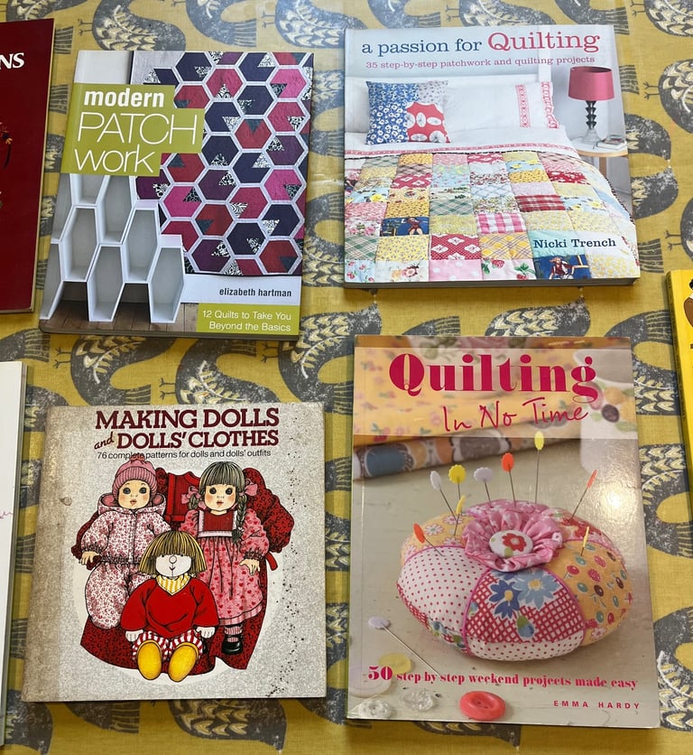 Quilting, Crotchet, Patchwork, Knitting Books
