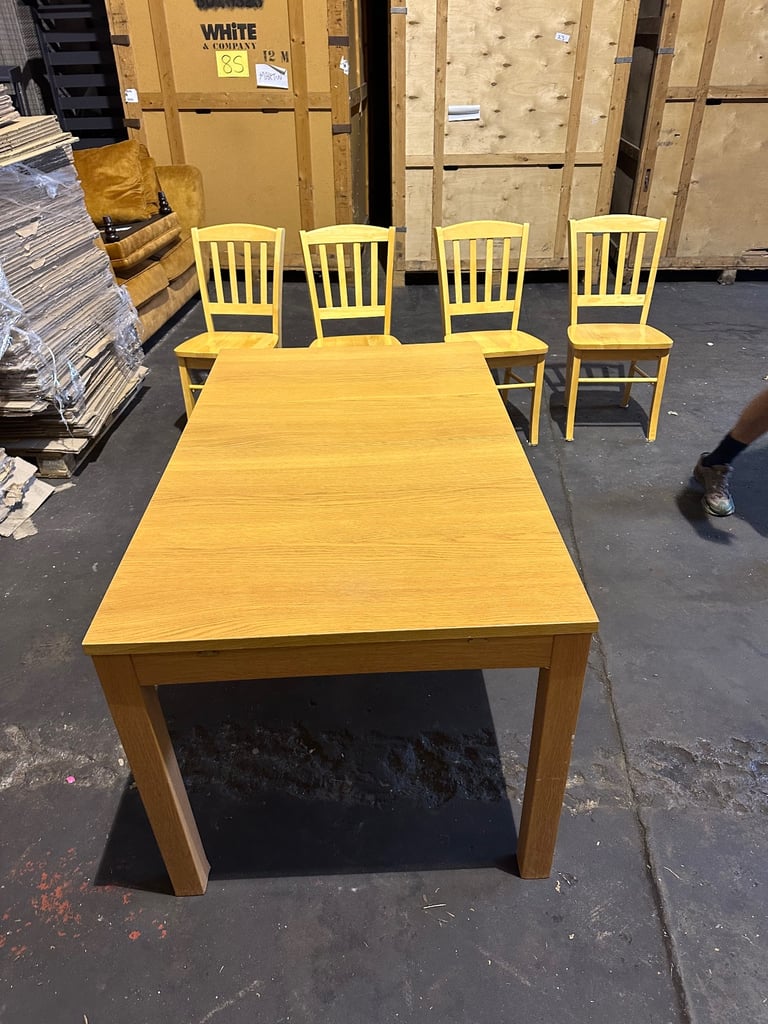 image for Table and 4 chairs 