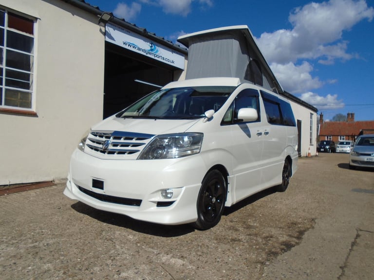 2007 TOYOTA ALPHARD CAMPER VAN ,MOTORHOME,~ OFF GRID SOLAR~ULEZ COMPLIANT