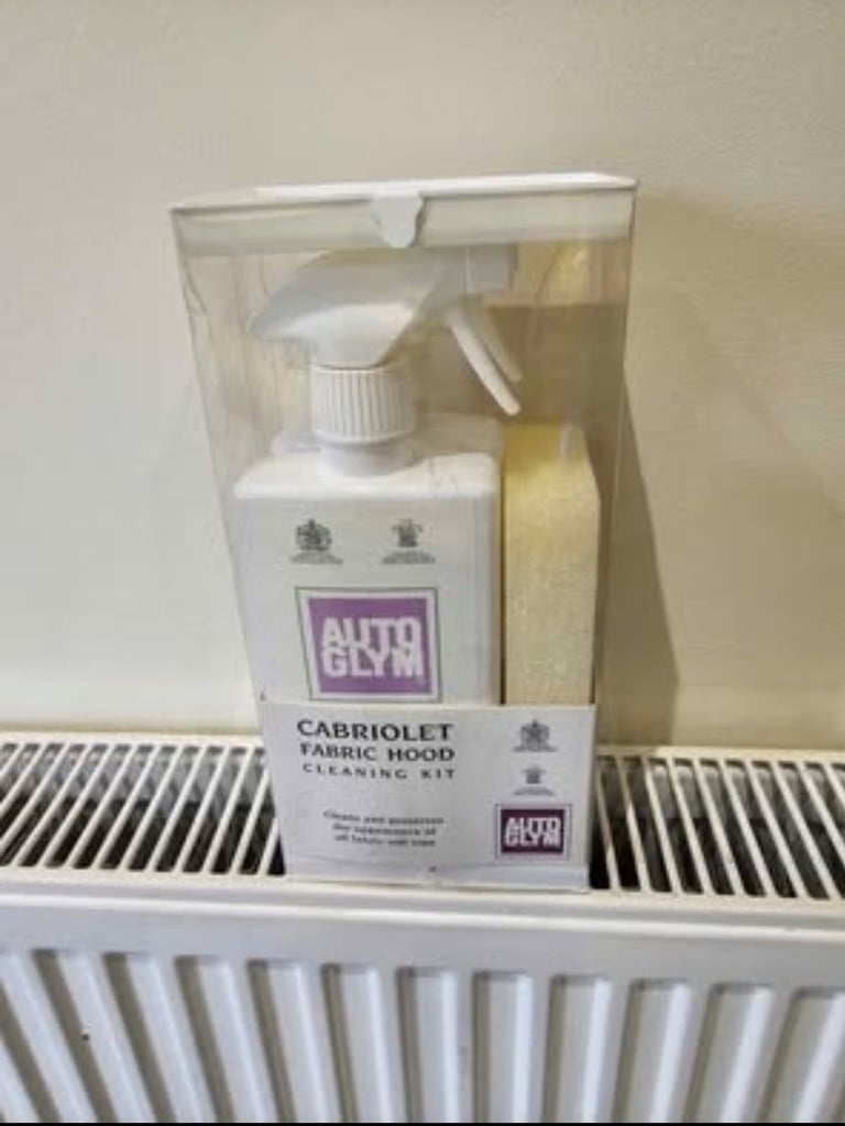 Brand New Auto Glym Cabriolet Fabric Hood Cleaner Kit.