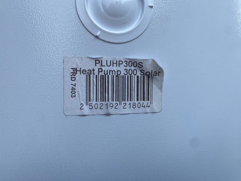 GLEDHILL 300L HOT WATER CYLINDER PLUHP300S STAINLESS LITE PLUS SOLAR HEAT PUMP