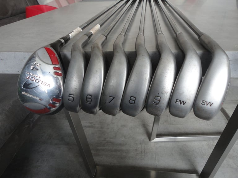 Various golf clubs sets of irons, Ping, wilson, titleist, taylormade ladies, macgregor, ben hogan