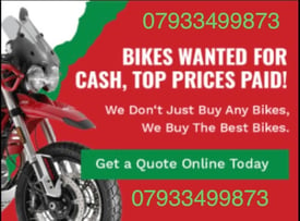 All Motorcycles Scooter Bikes Wanted Any Age, Miles, Condition, Brought For Cash 
