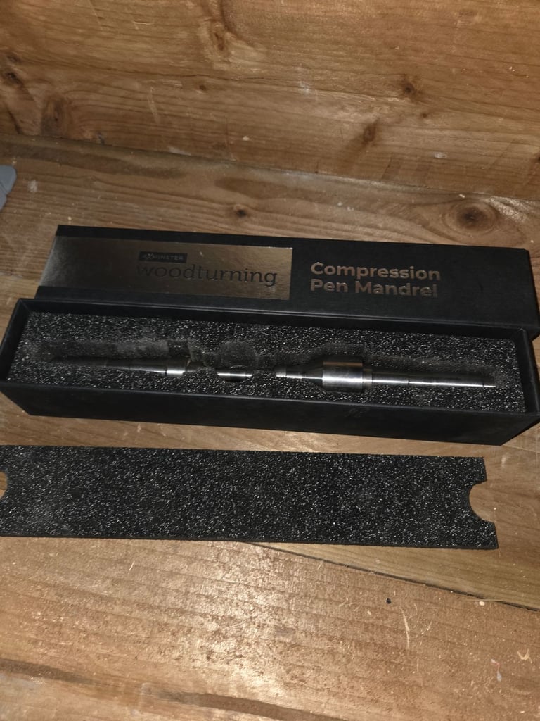 Axminster wood turning MT2 Pen mandrel lathe woodturning 