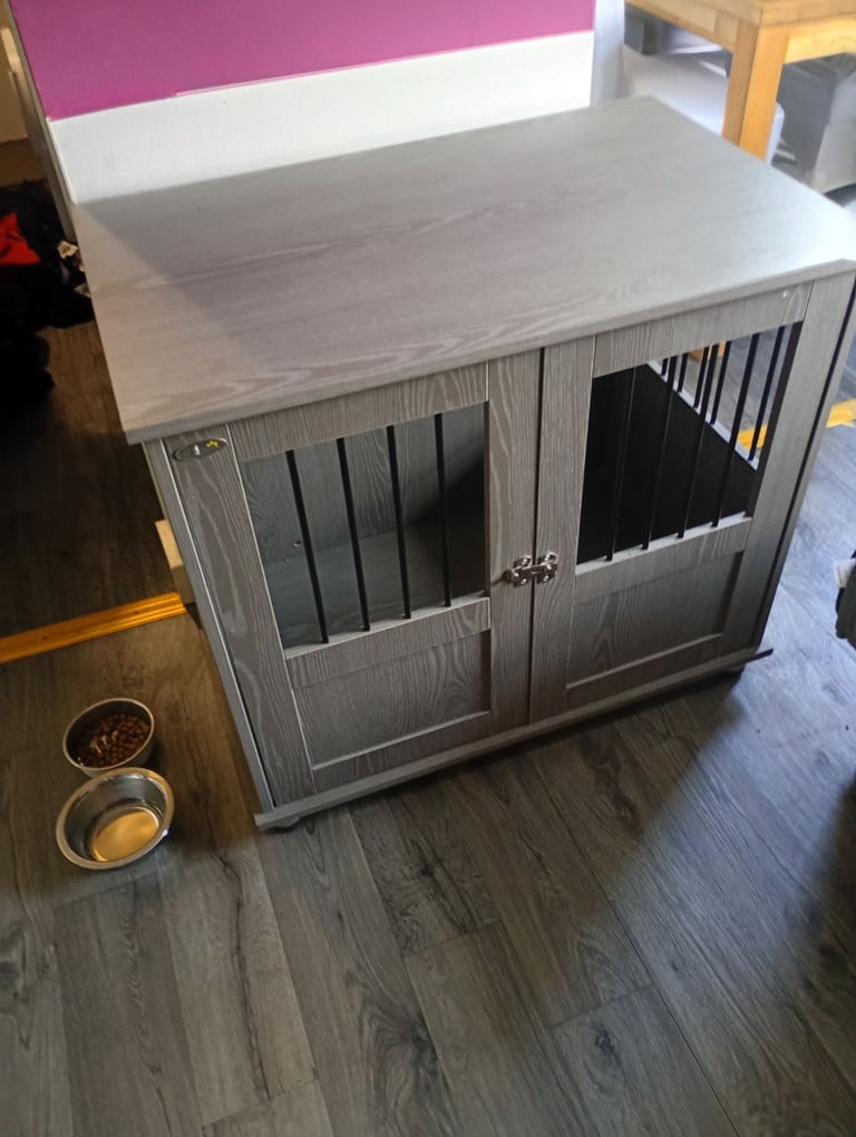 Dog cage.  